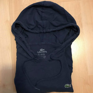 Lacoste Pullover Long Sleeve Hooded TShirt Size L